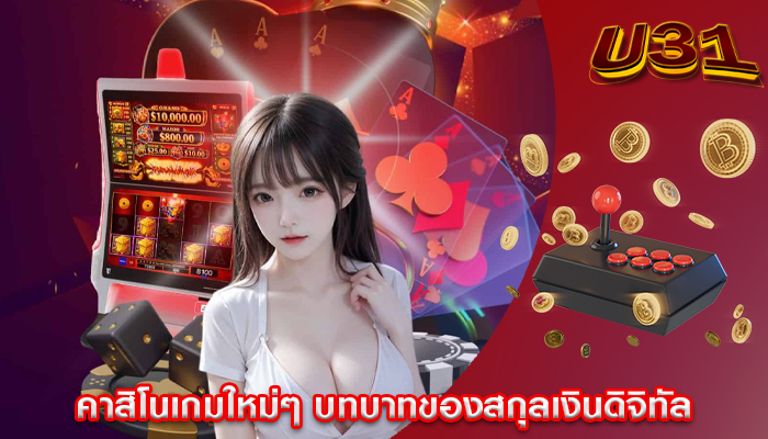 คาสิโนเกมใหม่ๆ บทบาทของสกุลเงินดิจิทัล
