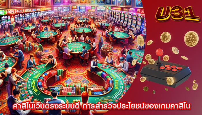 คาสิโนเว็บตรงระบบดี การสำรวจประโยชน์ของเกมคาสิโน