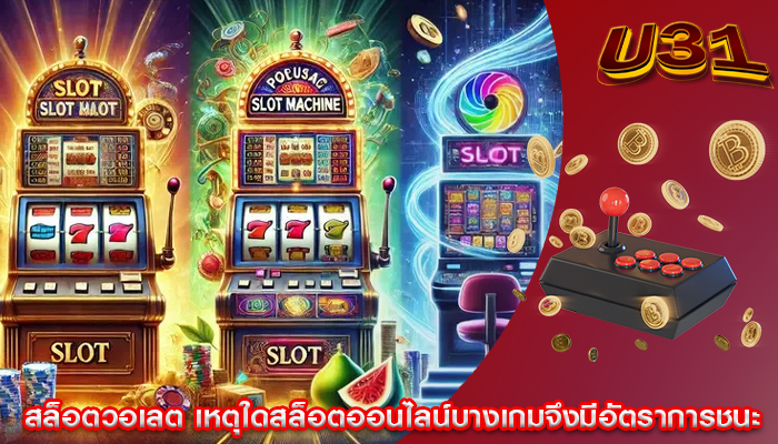 สล็อตวอเลต เหตุใดสล็อตออนไลน์บางเกมจึงมีอัตราการชนะ
