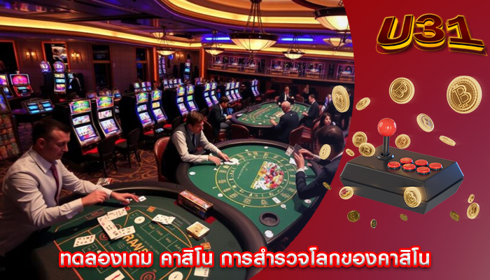 ทดลองเกม คาสิโน การสำรวจโลกของคาสิโน